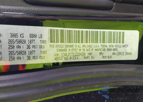 2018 Jeep Grand Cherokee High Altitude 4X4 from USA, damaged, VIN 1C4RJFCT2JC234220